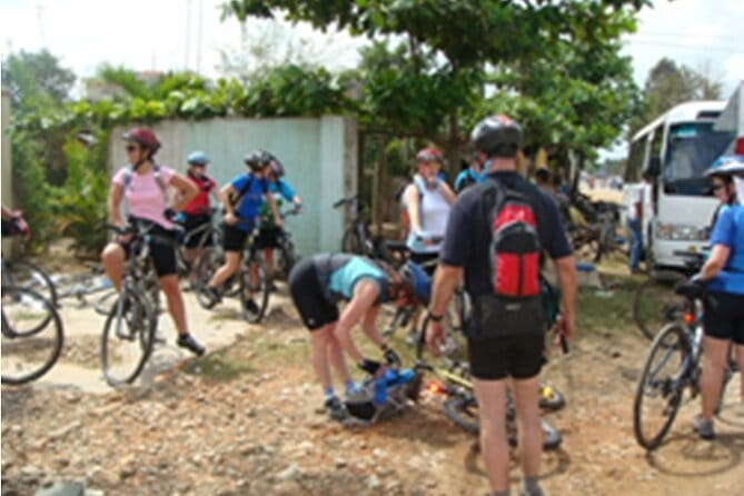 3 Days Cycling Mekong Delta - Day 1: Cai Be Floating Market and the orchard road that starts with durian