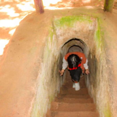 Cu Chi Tunnels Half-Day: Big Group Vietnam War Experience - Ben Duoc Tunnel: history film first, then the guided crawl