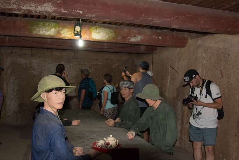 Cu Chi Tunnels Half-Day: Big Group Vietnam War Experience - The rest-stop reality: a break plus an art-sales pit stop