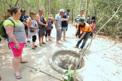 CuChi Tunnels&Mekong Delta-Boat,TukTuk,Coconut Village SmallGroup - Morning at Cu Chi Tunnels: tight spaces, real ingenuity