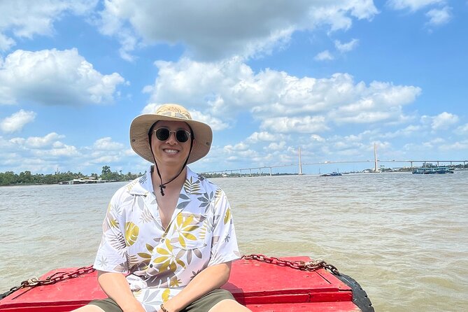 Deluxe Mekong Delta Tour to Floating Market 2 Days 1 Night Trip - My Tho boat trip: fish cages, floating houses, and a calmer canal