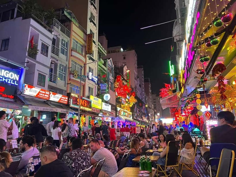 Free E-sim Saigon Nightlife Hopping Tour - Bùi Viện Backpacker’s Street: lights, bars, and street shows