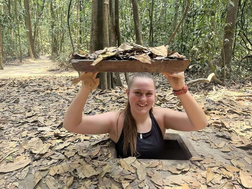 From HCM City: Visit Cu Chi Tunnels With A Small Group - War Films and Authentic Footage: The Documentary Portion