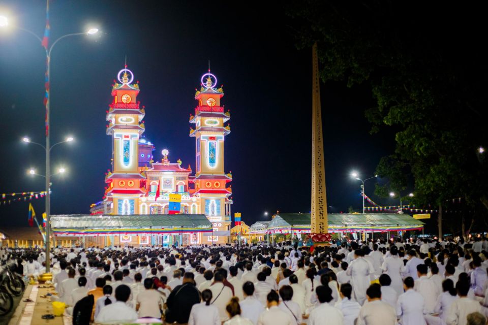 From Ho Chi Minh: Black Virgin Mount And Cao Dai Holy Mass - Riding the Cable Car Up Ba Den to the First Pagoda