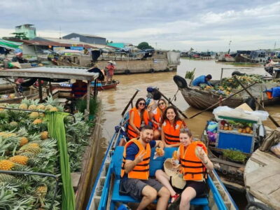 From Ho Chi Minh: Mekong & Cai Rang Floating Market 2D1N - My Tho and Ben Tre: Pagoda Views and River Ways