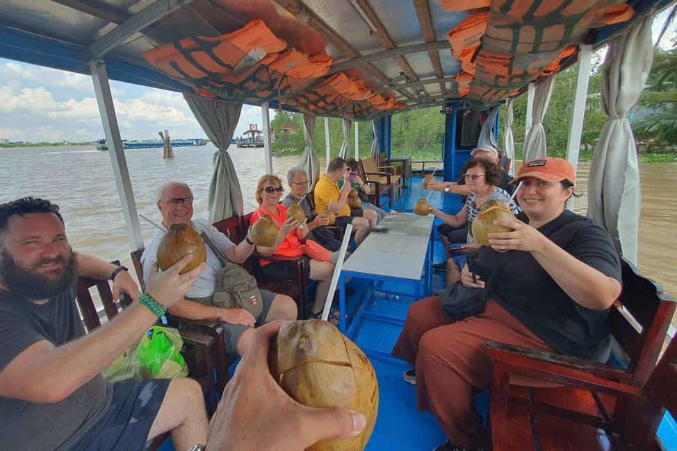 From Ho Chi Minh: Mekong Delta Tour| Vip Limousine Option - Vinh Trang Pagoda and the Delta’s mixed spiritual and daily life