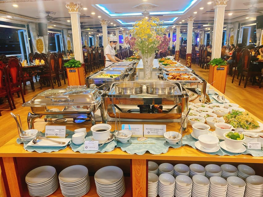 From Ho Chi Minh: Private Table Dinner on cruise Saigon - Service quality: the English guide, hospitality, and the onboard vibe