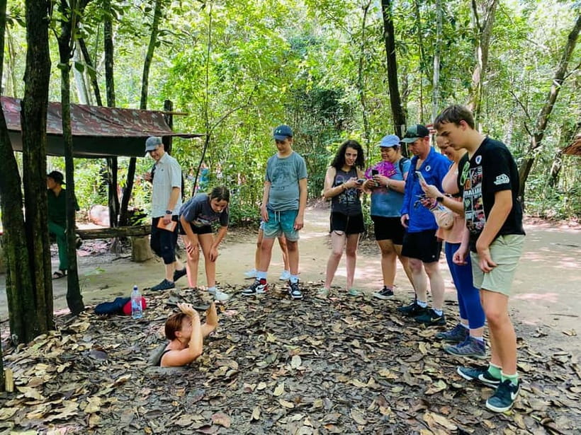 From Ho Chi Minh:Cu Chi Tunnels morning or afternoon w Lunch - Crawling the Narrow Tunnels and Touring War Rooms