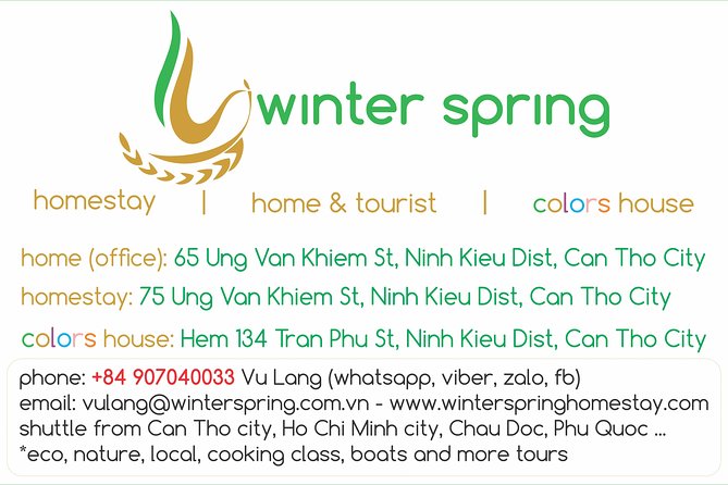 FULL Day - CAI RANG FLOATING MARKET, COOKING CLASS AND EXPLORE THE COUNTRYSIDE - Bánh xèo and spring rolls: what you’ll make and why it matters