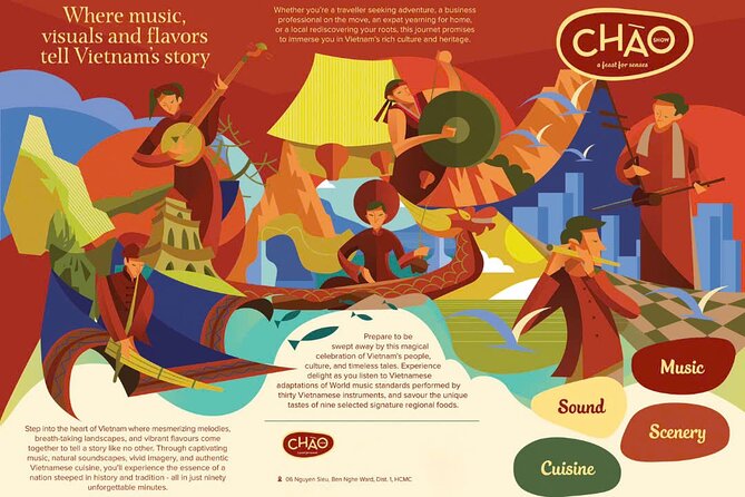 Ho Chi Minh: Chào Show with Dinner & Hotel Pickup - 3D surround audio: what it does for your seat and your ears