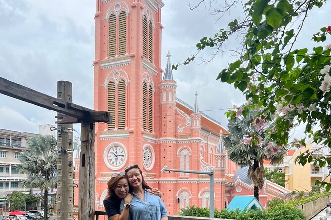 Ho Chi Minh City Sightseeing Panoramic Cyclo Private Tour - Pink Church and the city’s everyday texture on longer routes