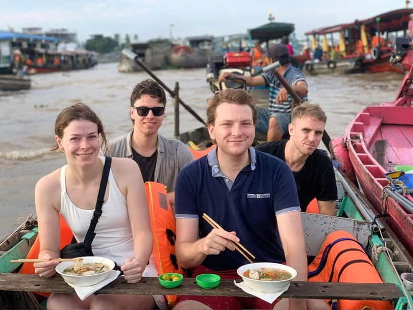 Ho Chi Minh: Group Cai Rang Floating Market 1 Day Tour - Cai Rang Floating Market Morning: Breakfast, Shaken Noodles, and Braised Coffee