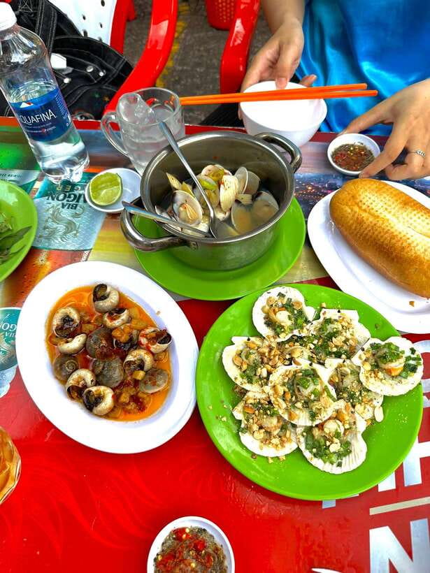 KISSTOUR | Motorbike Food Tour Female Drivers in Ho Chi Minh - Three restaurant stops with built-in pacing (not nonstop eating)