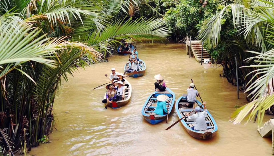 Mekong Delta 2 Days: Floating Markets & Cultural Exploration - Rowing boats in the canals: nipa palms and small-boat calm