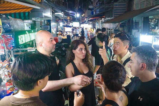 Private Discover Saigon Hidden Spots on Night Motorbike Adventure - District 10 Food and Beer: The Best Kind of Planned Snack