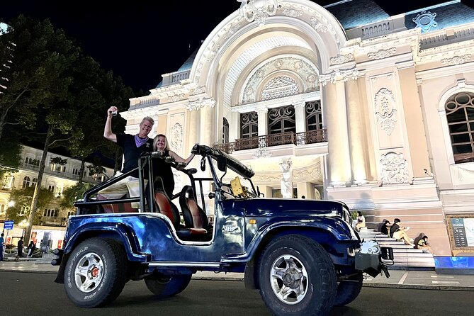 Private Ho Chi Minh by Jeep Evening Tour and Dinner Cruise - Dinner on-board plus traditional music: what the meal experience feels like