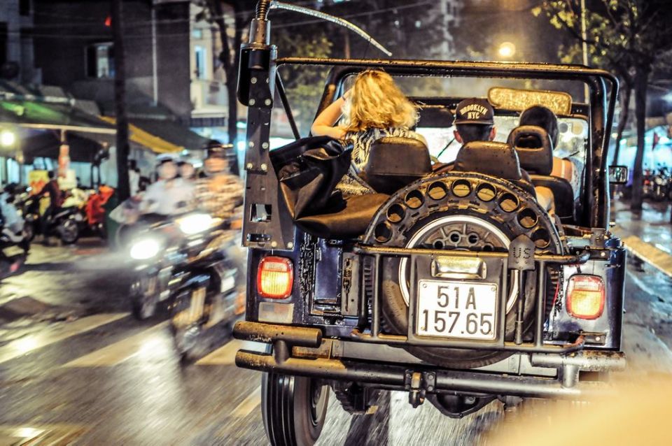 Private Jeep Tour Saigon by Night & Cruise Dinner with Music - Key highlights you’ll feel right away