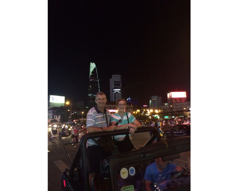 Private Jeep Tour Saigon by Night & Cruise Dinner with Music - The cruise boat portion: dinner with a moving view