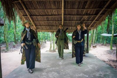 Private Tour to Explore Cu Chi Tunnels and Mekong Delta - Entering Cu Chi Tunnels: Video First, Then Living and Working Spaces