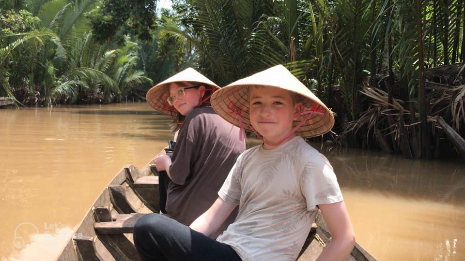 Private Vinh Trang Pagoda & Mekong Delta from Ho Chi Minh - The sampan ride through coconut canals (slow water, close views)