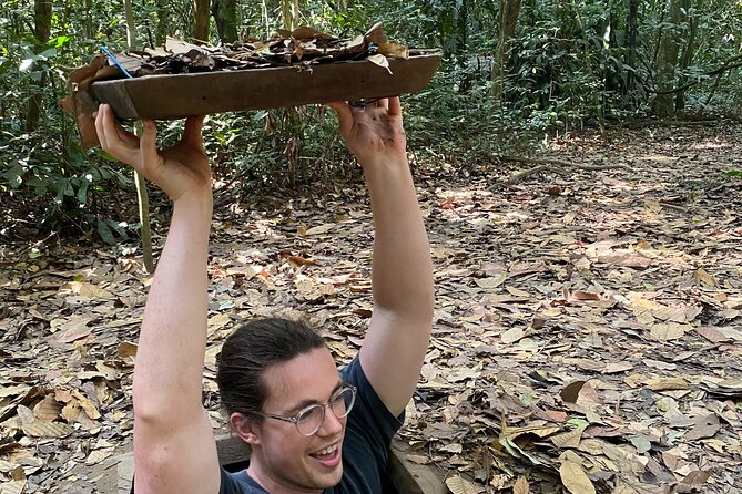 Private VIP Cu Chi Tunnels Tour by Car, No Crowds - Entering the tunnel story: documentary, diagrams, then your first look inside