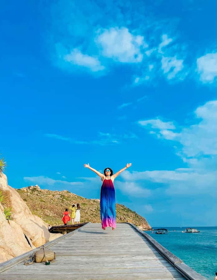 Quy Nhon Island Day Tour: Ky Co Beach, Eo Gio - Nhon Hai Fishing Village Lunch and bánh xèo mực