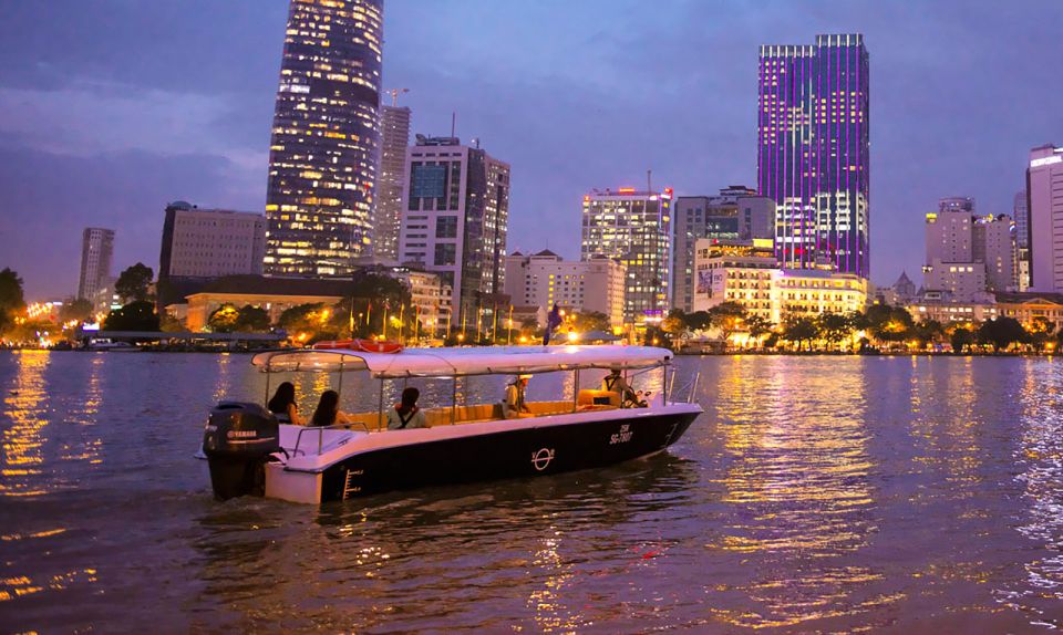 Romantic Sunset Cruise by Speedboat - The Nha Rong Wharf stop: the French-era Dragon House area