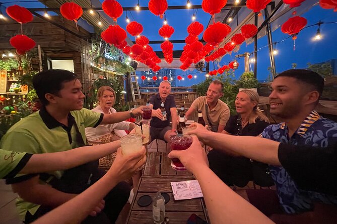 Saigon Night Street Food and Craft Beer Tour by Vespa Scooter - Stop 4: the craft beer bar where you get two pours