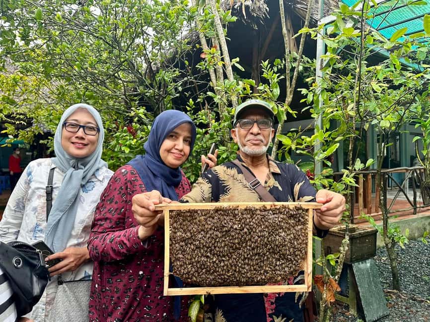 Small Group or Private Tour| Cu Chi Tunnels & Mekong Delta - Sampan, horse carts, coconut candy, and bee farm treats