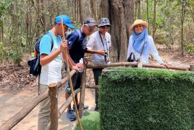 VIP Tour: Cu Chi Tunnels Half Day | Option: Real Shooting Guns - Craft and food demos: rice paper, shoes, and learning with your hands